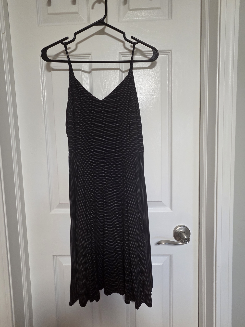 Gap Black Polka Dot Spaghetti Strap Dress - Women's